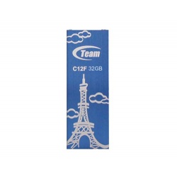 32GB Team C12F Bookmark USB2.0 Flash Drive (Eiffel Tower) Blue