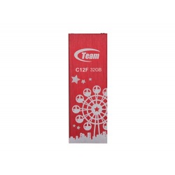 32GB Team C12F Bookmark USB2.0 Flash Drive (London Eye) Red