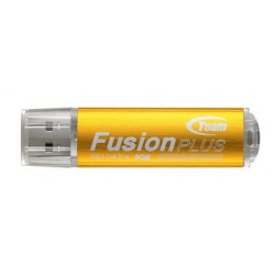 8GB Team Fusion Plus High-Speed USB2.0 Flash Drive F102+ (Gold)