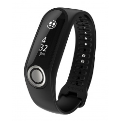 TomTom Touch Fitness Tracker With Heart Rate Monitor - Large, Black - Plus Free Blue Strap