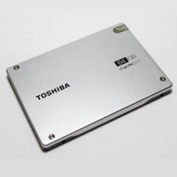 64GB Toshiba X-Gale 2.5-inch SSD SATA II interface (250MB/sec read speed)