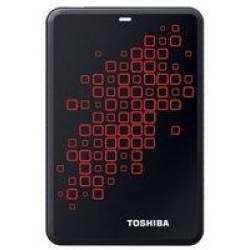 1TB Toshiba Canvio USB3.0 Portable Hard Drive (Black/Red)