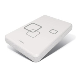 500GB Toshiba Canvio USB3.0 Portable Hard Drive (White/Gray)
