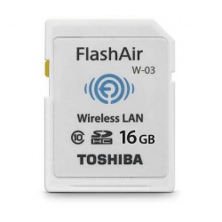 16GB Toshiba FlashAir W-03 Wi-Fi Wireless LAN SD Card SDHC CL10