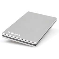 500GB Toshiba Stor.E Alu 2 2.5-inch External Portable Hard Drive USB2.0 (Silver)