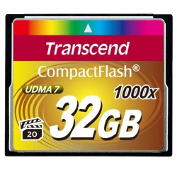 32GB Transcend Ultimate 1000x CompactFlash Memory Card UDMA 7