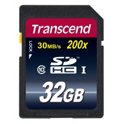 32GB Transcend Ultimate SDHC CL10 Secure Digital Memory Card