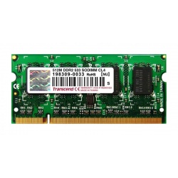 512MB Transcend DDR2 SO-DIMM 533MHz PC2-4200 laptop memory module (200 pins)