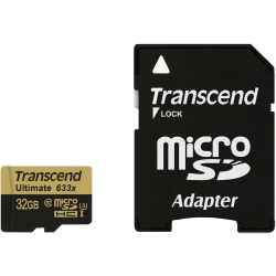 32GB Transcend microSDHC UHS-1 CL10 Memory Card