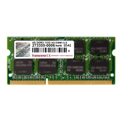 4GB Transcend DDR3 1333MHz SO-DIMM PC3-10666 CL9 Laptop Memory Module