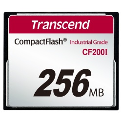 256MB Transcend Industrial Grade CF200I 200X CompactFlash (SLC)