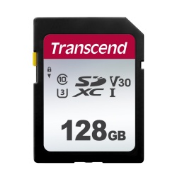 128GB Transcend 300S SDXC UHS-I U1 V10 SD Memory Card CL10 95MB/sec
