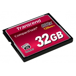 32GB Transcend 800X CompactFlash Memory Card 120MB/sec