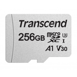 256GB Transcend 300S microSDXC UHS-I U3 V30 A1 CL10 Memory Card with SD Adapter 95MB/sec