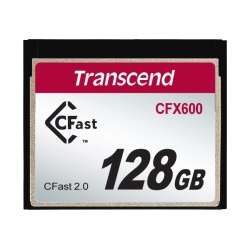 128GB Transcend CFast 2.0 CFX600 Industrial Grade Memory Card