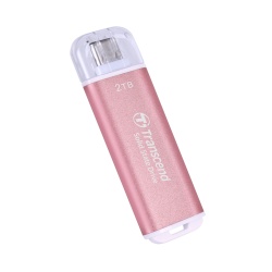 2TB Transcend ESD300 Portable SSD USB Type-C Pink