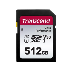 512GB Transcend UHS-I SD 340S Ultra Performance SD Card U3 A1 V30