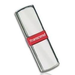 2GB Transcend JetFlash 185 Series USB2.0 Zinc Alloy Drive (Silver/Red)