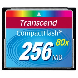 256MB Transcend CompactFlash Card 80x Speed