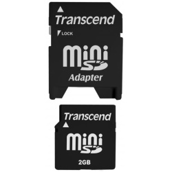 2Gb Transcend MiniSD Secure Digital Memory Card