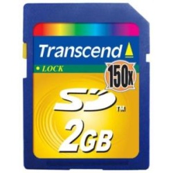 2Gb Transcend 150x Hi-Speed Secure Digital card