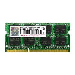 2GB Transcend DDR3 SO-DIMM 1066MHz (PC3-8500) laptop memory module (7-7-7)