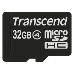 32GB Transcend microSD CL4 Mobile Phone Memory Card