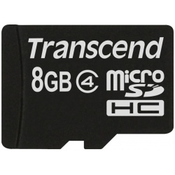 8GB Transcend microSDHC CL4 Memory Card for Mobile Phones