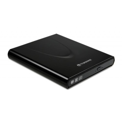 Transcend Slim Portable CD/DVD Writer USB2.0 Black (8X DVD / 24X CD)