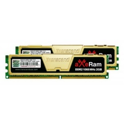 4GB Transcend aXeRam DDR2-1066+ PC2-8500 (5-5-5-15) Dual Channel kit