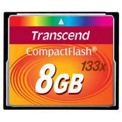 8GB Transcend CompactFlash 133x Speed Flash Memory card