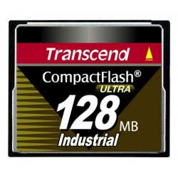 128MB Transcend Industrial Grade CF100I 100X High-Speed CompactFlash (SLC)