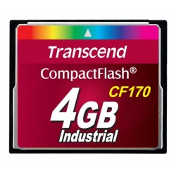 4GB Transcend CF 170X Speed Industrial CompactFlash Memory Card