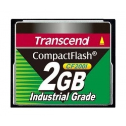 2GB Transcend Industrial Grade CF200I 200X CompactFlash (SLC)