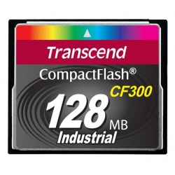 128MB Transcend CF 300X Speed SLC Industrial CompactFlash Memory Card
