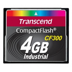 4GB Transcend CF 300X Speed SLC Industrial CompactFlash Memory Card