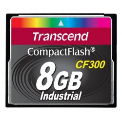 8GB Transcend CF 300X Speed SLC Industrial CompactFlash Memory Card
