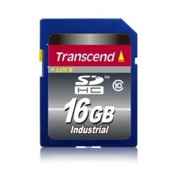 16GB Transcend Industrial Grade SDHC CL10 memory card SDHC10I