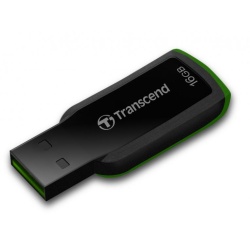 16GB Transcend JetFlash 360 Flash Drive USB2.0 (Black/Green)