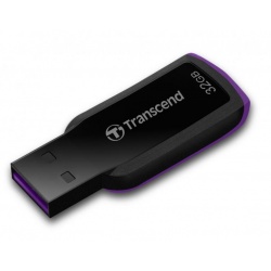 32GB Transcend JetFlash 360 Flash Drive USB2.0 (Black/Purple)