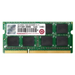 8GB Transcend JetRAM DDR3 PC3-12800 1600MHz CL11 SO-DIMM laptop memory module