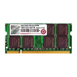 2GB Transcend DDR2 800MHz SO-DIMM PC2-6400 CL6 laptop memory module
