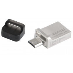 64GB Transcend Jetflash 880S OTG USB3.0 Flash Drive - Silver Edition