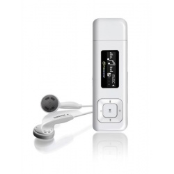 8GB Transcend Digital Music Player and FM Radio MP330 (White)