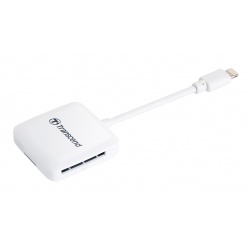 Transcend RDA2W Memory Card Reader with Lightning Connector (SD and microSD Slots)