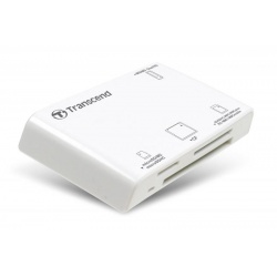 All-in-1 Transcend Multi Card Reader USB2.0 RDP8 White