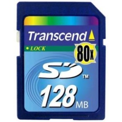 128Mb Transcend Secure Digital 80x Speed