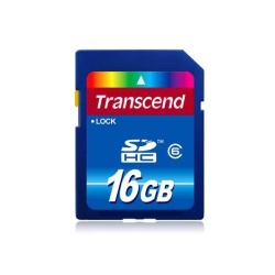 16GB Transcend SDHC CL6 Secure Digital Memory Card