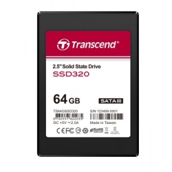 64GB Transcend SATA III SSD320 2.5-inch Solid State Disk Ultra-thin 7mm with mounting bracket