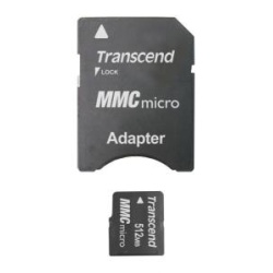 512Mb Transcend MMCmicro MultiMedia card